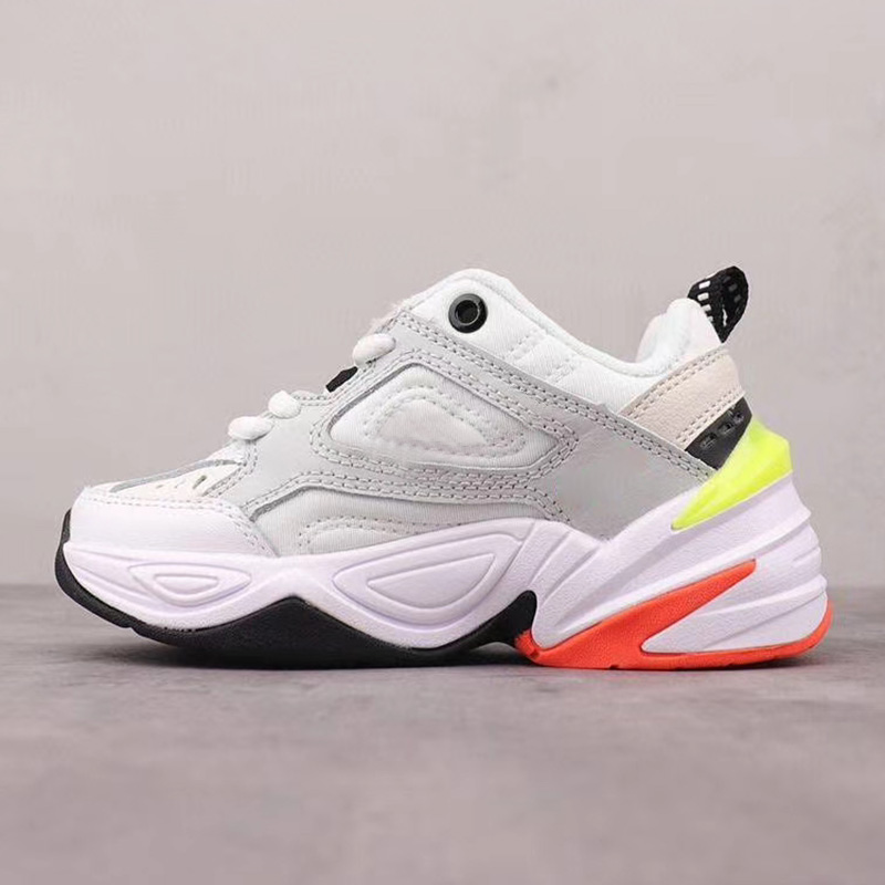 

Cheap sale M2k Tekno Zoom 2K sport sneakers for Kids shoes triple blakc cremay white grey Race Red Mens outdoor Trainers, Color 1