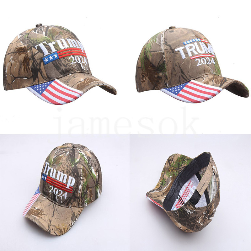 

Donald Trump 2024 Hats Camouflage US Presidential Election Baseball Caps Adjustable Outdoor Sports DB906