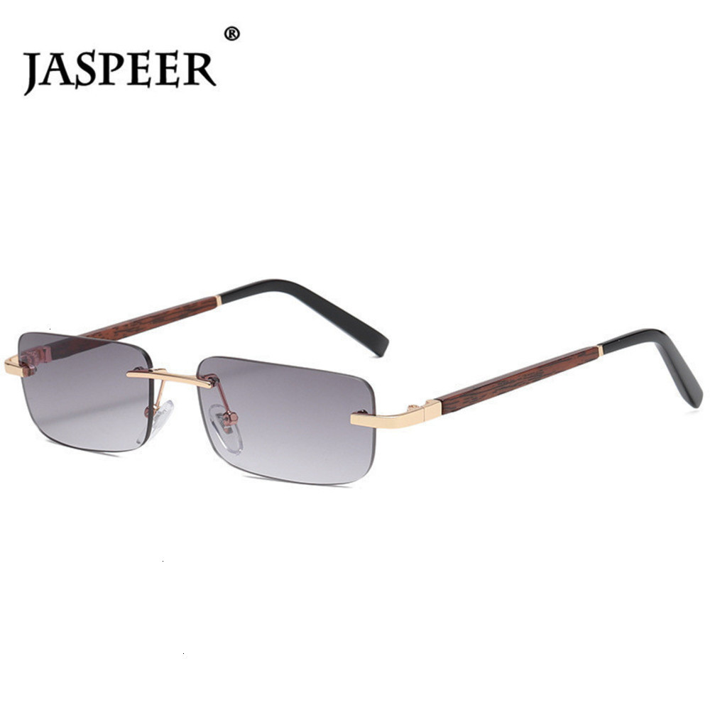 

sunglasses Jaspeer Vintage Rectangle Men Brand Designer Steampunk Sunglasses UV400 Driving Shades Women Fashion glasses, Black