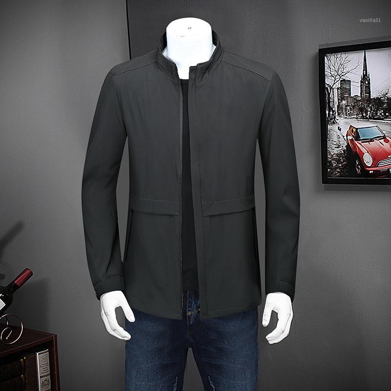

Men's Jackets 8XL Plus Size 7xl 6xl 5xl 2021 Coat Jacket Man Loose Casual Men Of High Quality Stand Collar Business