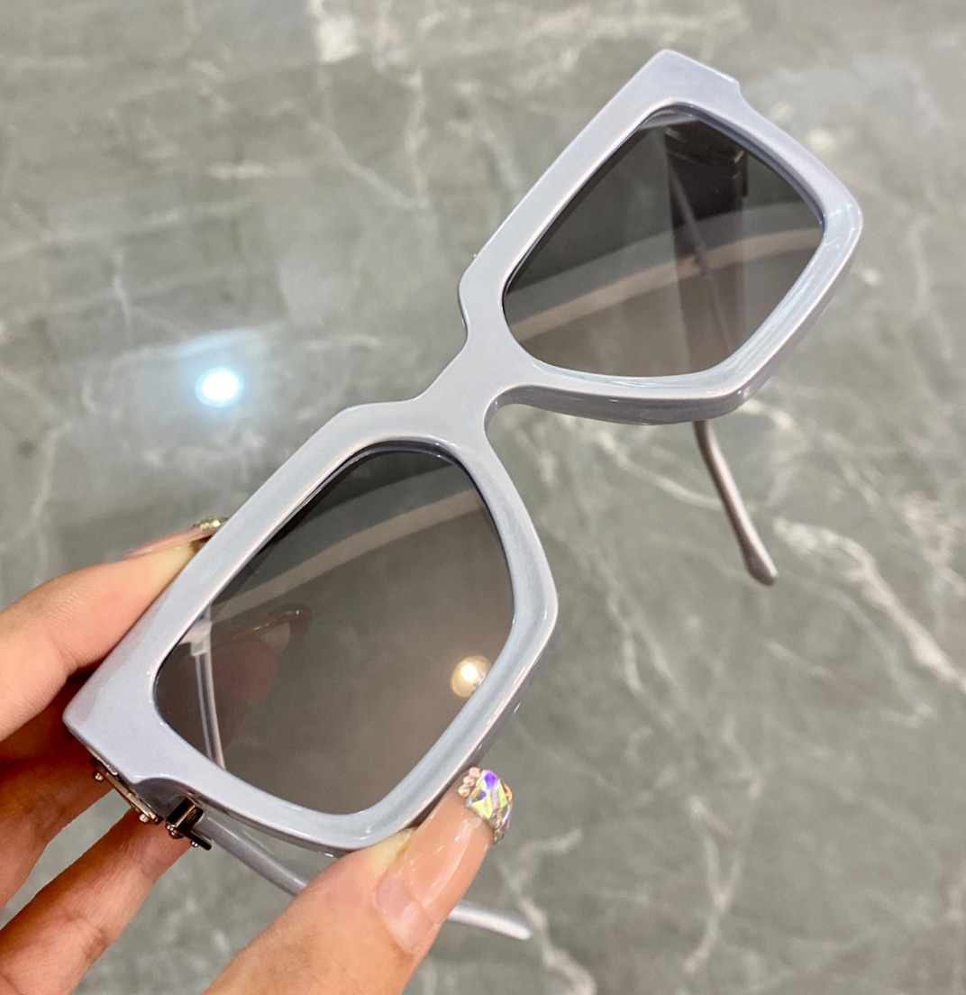 

Fashion Millionaire Sunglasses Silver Grey Lens Men Sun Glasses occhiali da sole firmati uv400 with box