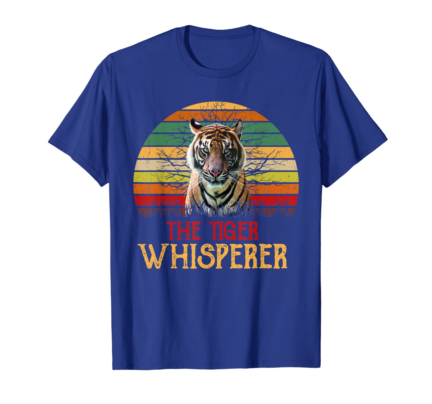 

retro vintage the tiger whisperer tshirt duck lover gifts, White;black