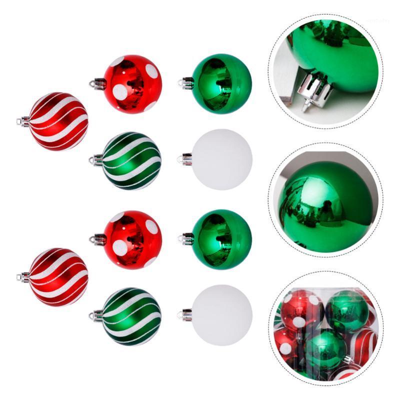 

Party Decoration 30pcs Christmas Tree Colored Drawing Home Decor (Green+Red)