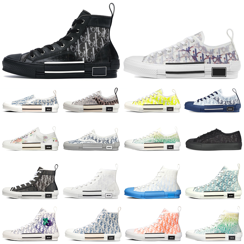 

Newest Classic Canvas Designers Dunks Casual Shoes Oblique Technology B23 Trainers Mens Womens Luxury Pairs Platform Slides Sneakers, Item #19