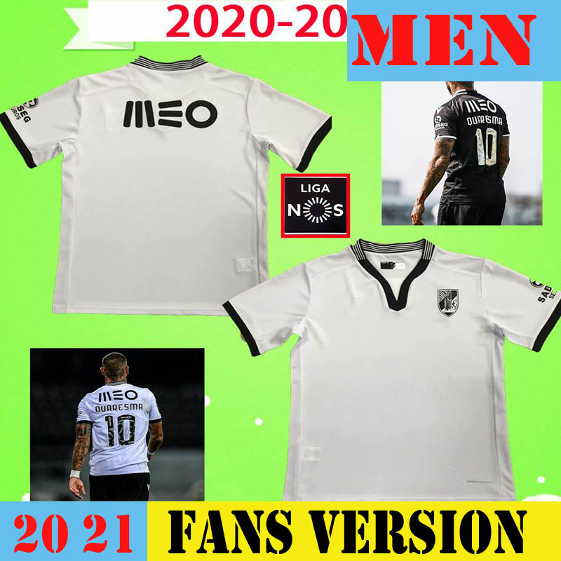 

vitoria guimaraes EDWARDS Soccer Jerseys home away 20 21 Vitória SC QUARESMA A.ANDRÉ LYLE FOSTER Ouattara NOAH BRUNO DUARTE Football shirt, White no patch