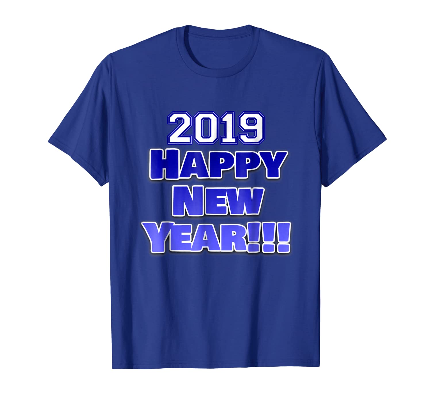 

2019 Happy New Year T Shirt Scotland Scottish NYE, White;black