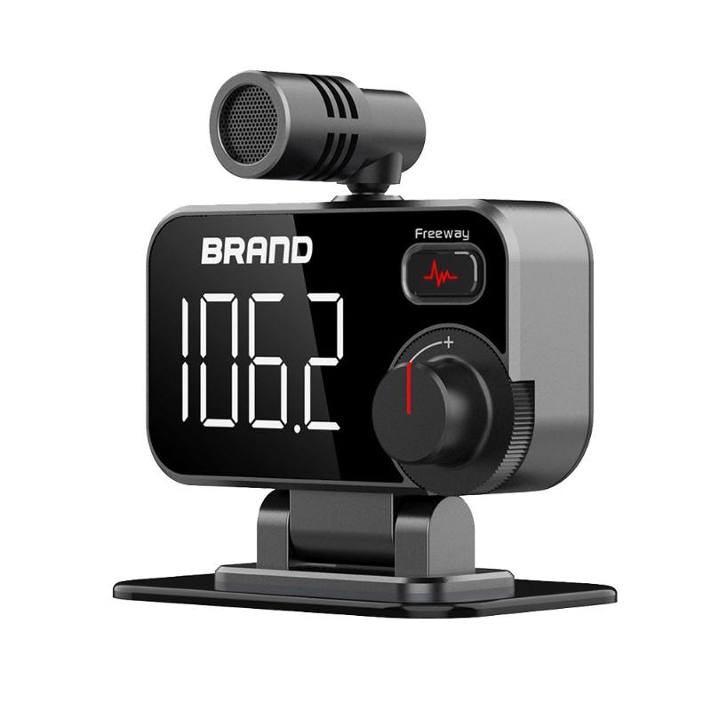 

& MP4 Players BT92 Car Bluetooth 5.0 FM Transmitter With External Microphone Wireless Radio Adapter Hands Free Dual Port USB Charger MP3