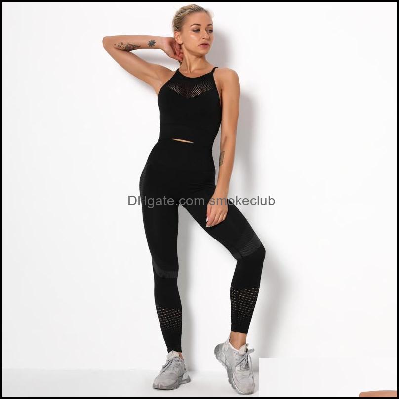 

Outfits Exercise Wear Athletic Outdoor Apparel Sports & Outdoorsseamless Knitted Quick-Drying Womens Yoga Vest Suit Professional Sportswear, Light pink