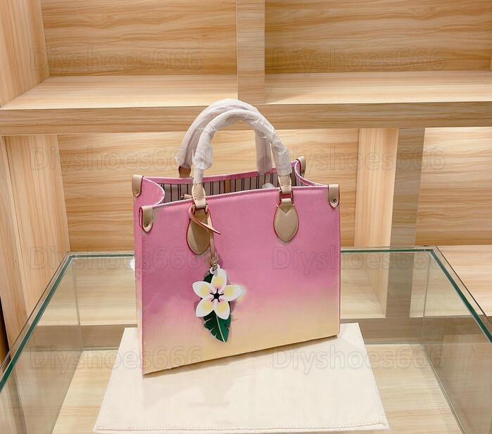 

Onthego GM MM PM BB Mini Tote Bag Designer Handbag Womens Designers Luxurys handle Crossbody Shoulder Bags 2021 Colorful On the go 41cm 25cm