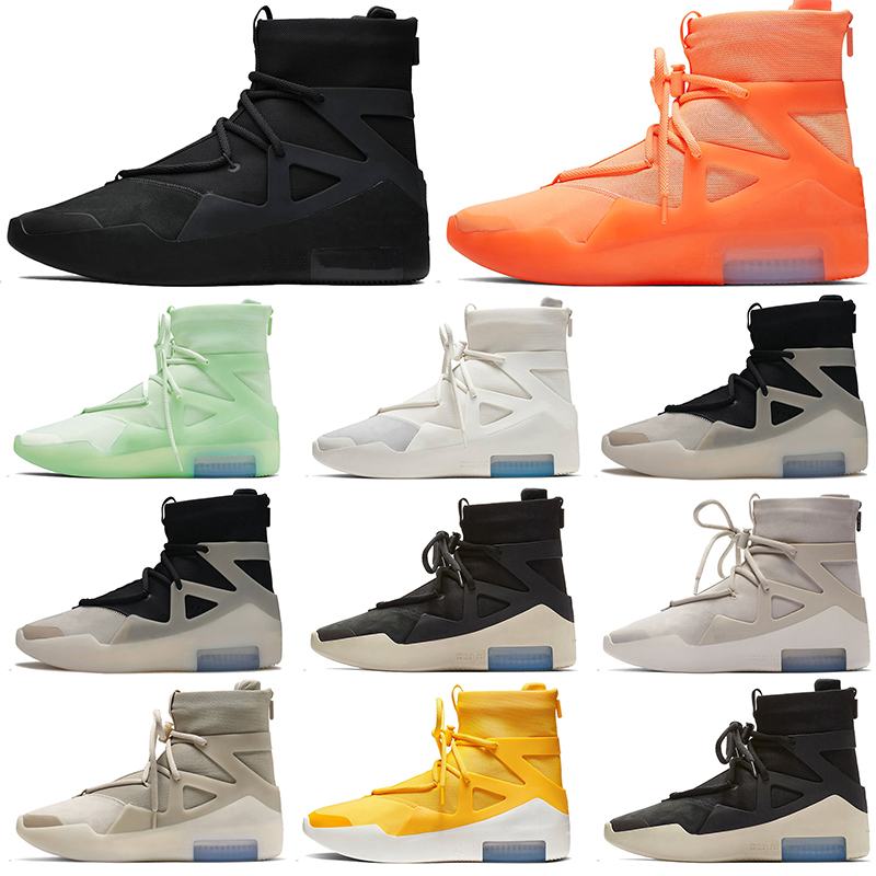 

Fear of God 1 Women Mens Basketball Shoes Luxurys Designers Sail Triple Black String The Question Oatmeal Light Bone Sports Trainers Sneakers, White;red