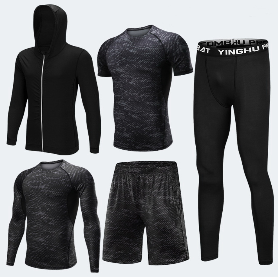 

Men's Tracksuit Compression Sports Suit Gym Fitness Clothes Training Exercise Workout Tights Running Jogging Sport Wear, Choose the style below