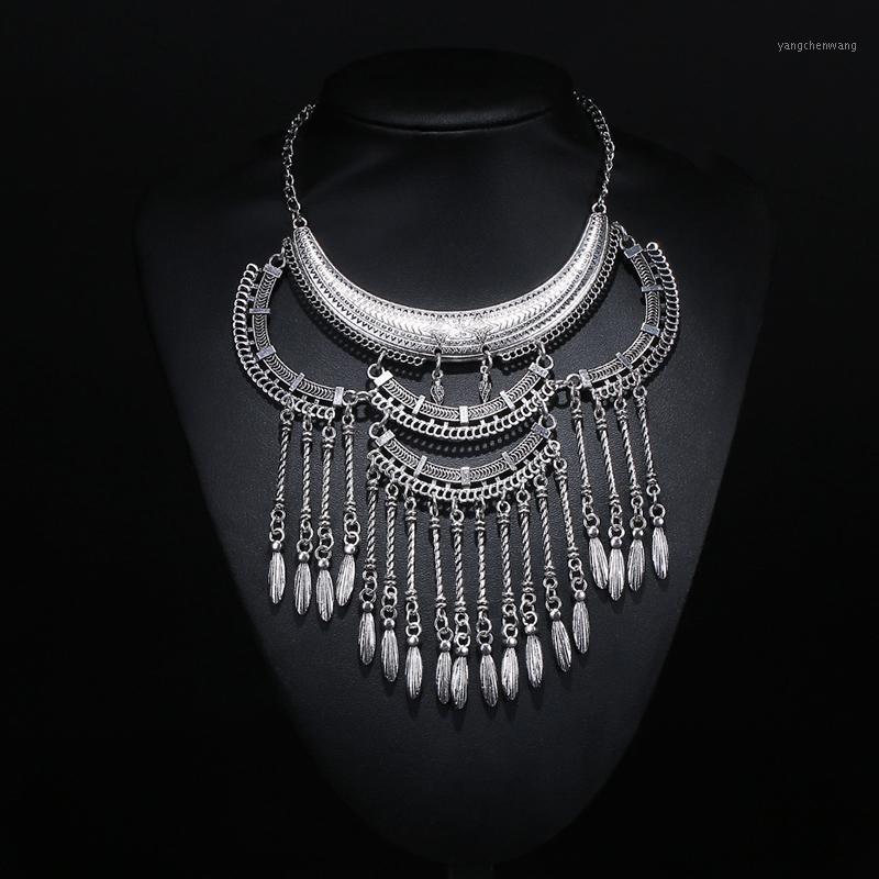 

Women Vintage Necklace Tassel Lady Classic Jewelry Chains