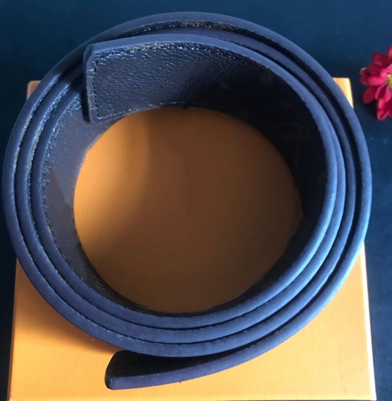 

Wholesale betls fashion Belts mens womens classical Belt Genuine Leather black Gold+silver Buckle with orange Box, 3.8cm