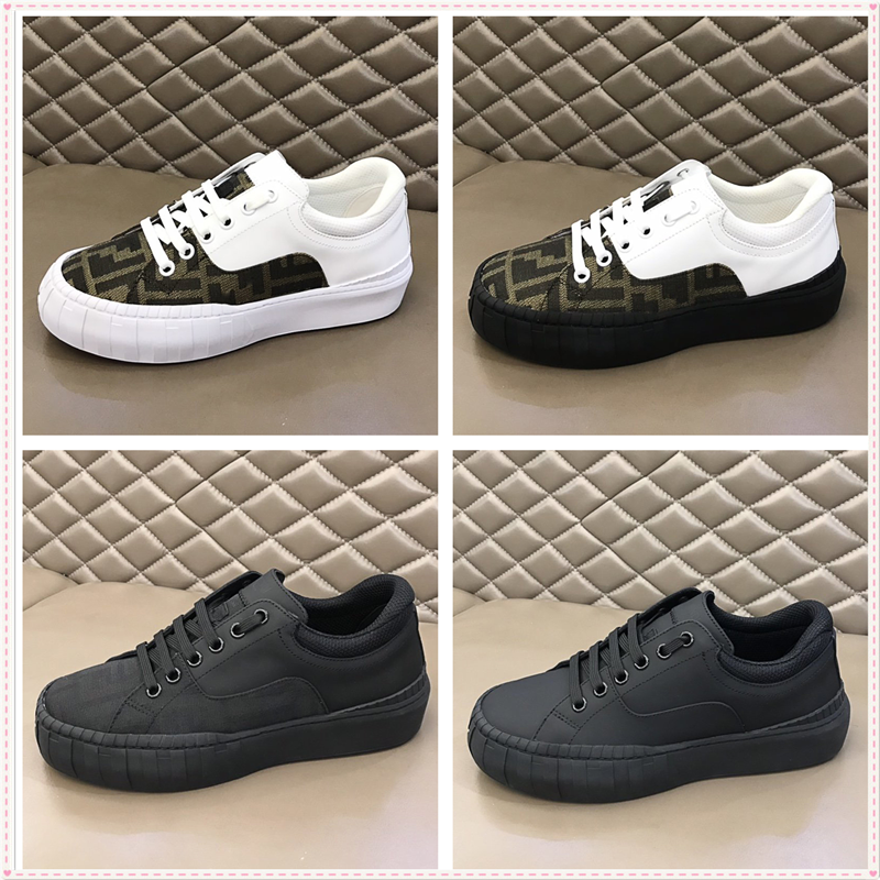 

Luxury Designer Men Sneakers Best Quality Fashion Trend Leather Platform Shoes size 38-45 Flat Casual Party Wedding Shoes With Original Box, Black