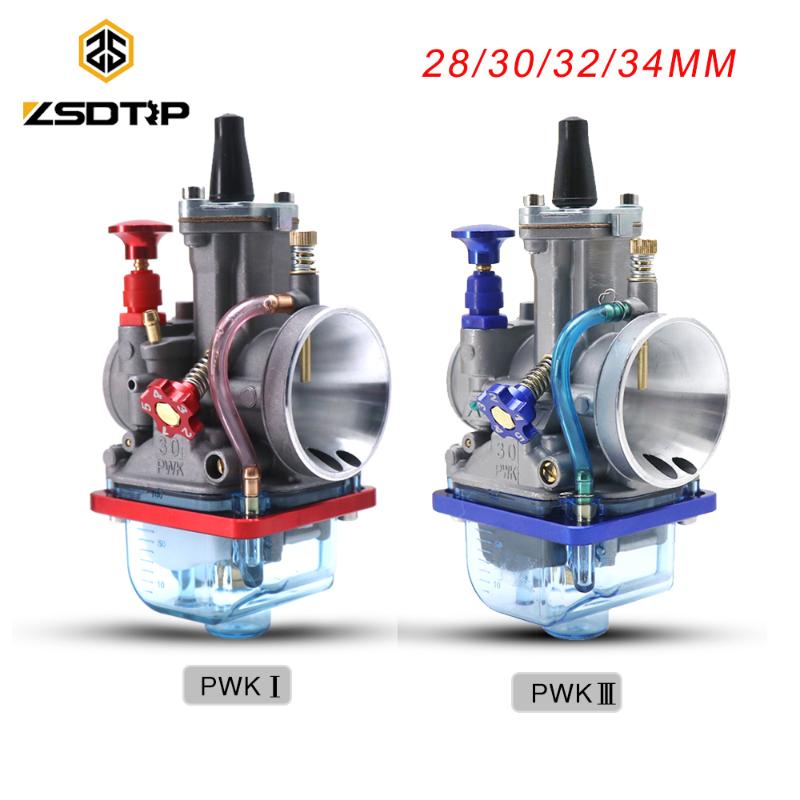 

Motorcycle Fuel System ZSDTRP For Keihin Pwk Carburetor Carburador 28 30 32 34 Mm High Speed Refueling 4T Carb Fit 50cc To 300cc