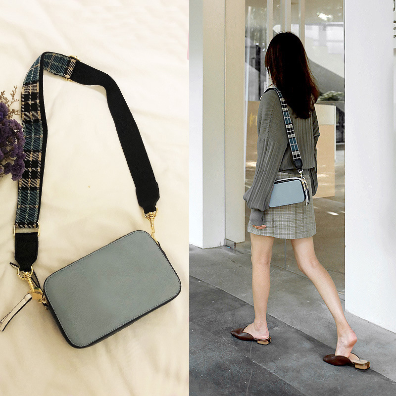 

High-quality Evening Bags female crash camerabag women wide shoulder strap slanted small square bag