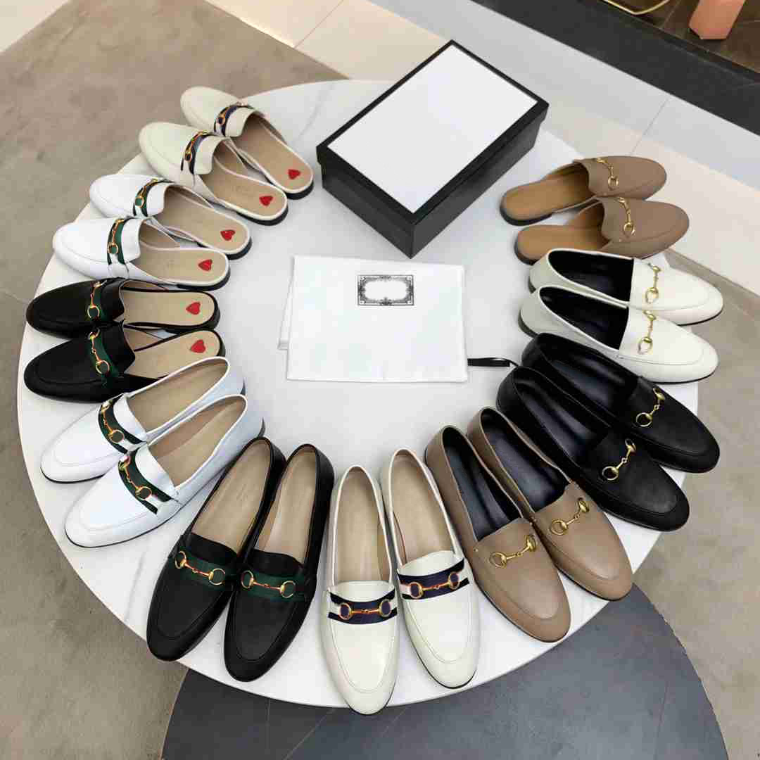 

classic loafers women shoes men casual shoe classical versatile print Chaussures with original packaging box size 35-42-46