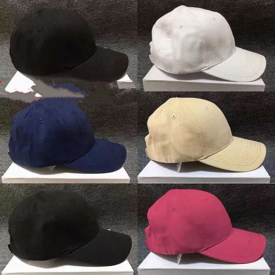 

2021 B alenciaga Fashion Street Hats Baseball Cap Ball Caps for Man Woman Adjustable Hat Beanies Dome Top Quality With box, Blue;gray