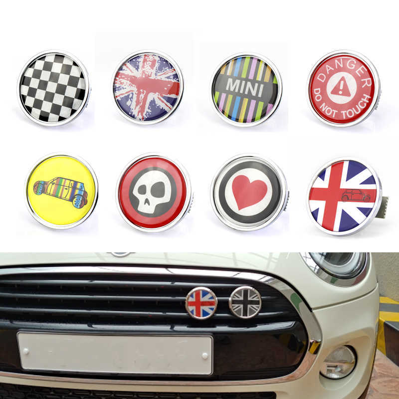 

Car 3D Metal Front Grille Emblem Badge Sticker Mini Cooper Accessories Countryman ClubmanAccessories all version, Other