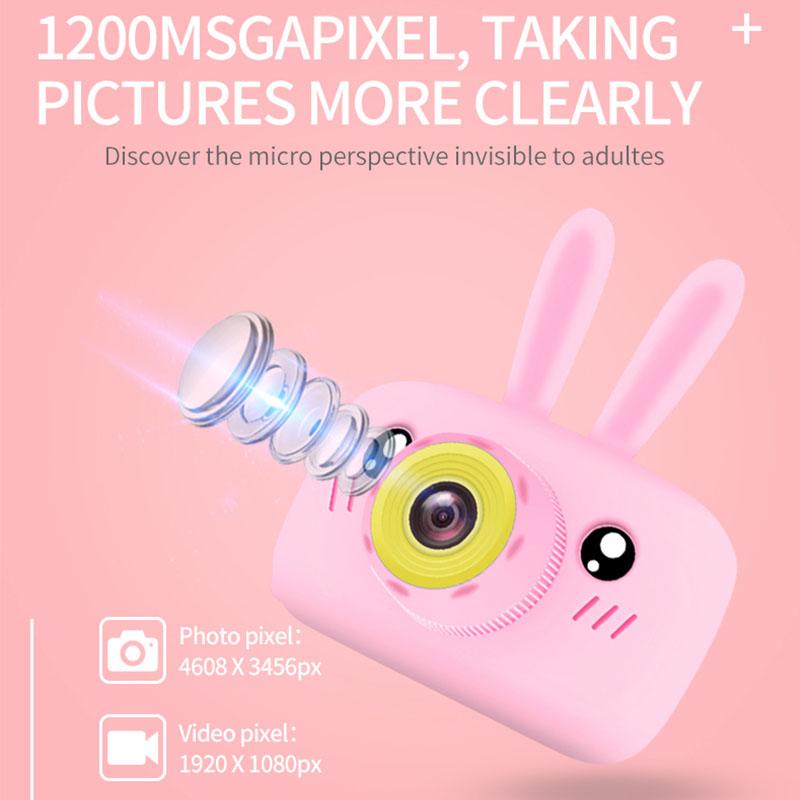 

Digital Cameras Children Mini Camera Full HD 1080P Portable Video Po 2 Inch Screen Display ForKid Game Study