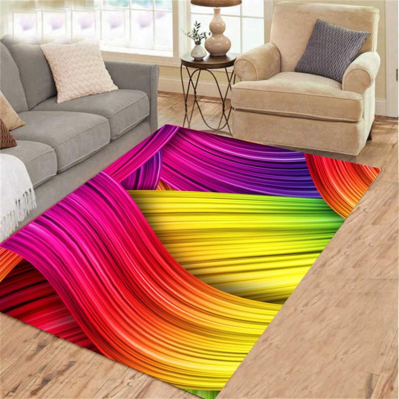 

Carpets Style Geometric Colorful Carpet For Living Room Anti-slip Pattern Print Indoor Area Rugs Home Floor Mat Sofa, 48242009