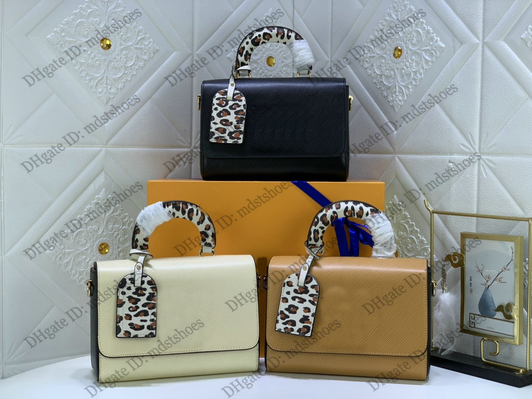 

TWIST MM Bag Leopard Print Wild at Heart Leather Flap One Handle Shoulder Bags Womens Designer Luxurys Cross Body M58568