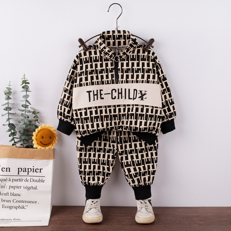 

Boys Clothes Sets Spring Autumn Children Fashion Pullover Coats Pants 2pcs Tracksuits For Baby Kids Casual Sports Suits Outfits, Picture color4