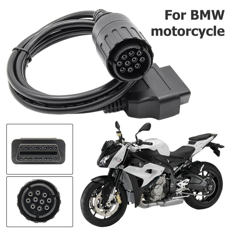 Outils de diagnostic Motos Câble OBD2 10PIN À 16PIN Voitures Moto Connecteur Scanner Extension