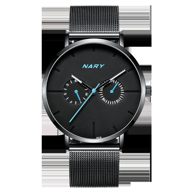 

Watchsc-New colorful fashion watch sports style watches (full black)