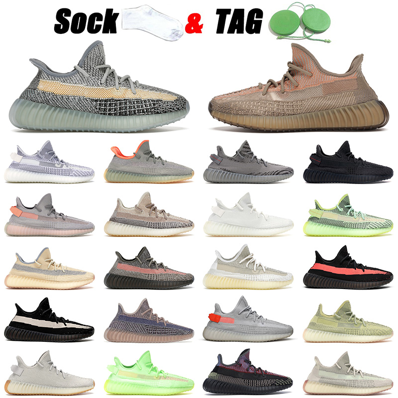 

Top Quality ASH Blue Sports Boost Running Shoes Sand Taupe Yecheil Cinder Carbon Earth Tail Light Men Women Zebra Fashion Trainers Sneakers 36-48, B29 36-45
