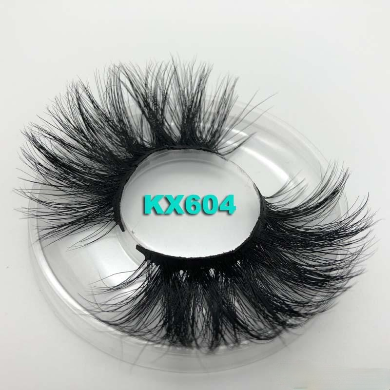 NEW 25mm 3D Mink Eyelash 5D Mink Eyelashes Natural False Eyelashes Big Volumn Mink Lashes Luxury Makeup Dramatic Lashes