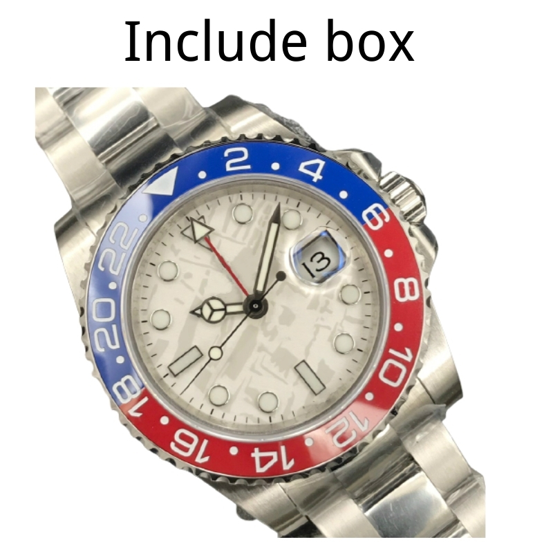 

2021 Luxury Watches Fashion Ceramic Black Bezel Mens Mechanical SS 2813 Automatic Movement Watch Sports men Designer keyaa, Box