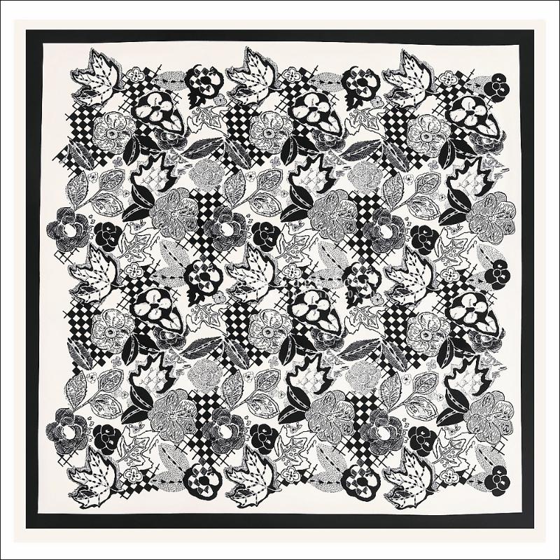 

Scarves Designer Silk Head Scarfs For Women Manual 90*90cm Square Scarf 100 Pure Twill 90 90cm