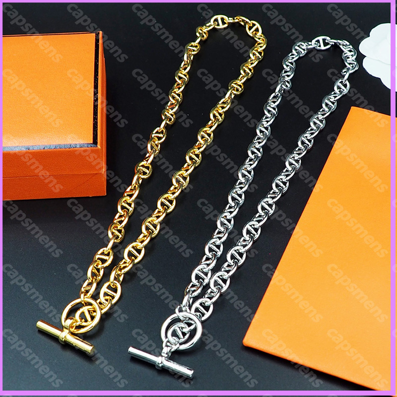 

Designer Chains Necklaces Women Mens Chain Necklace Luxurys Designers Jewelry H De Créateurs De Luxe Femmes Bracelets Love Bracelet 2108032L