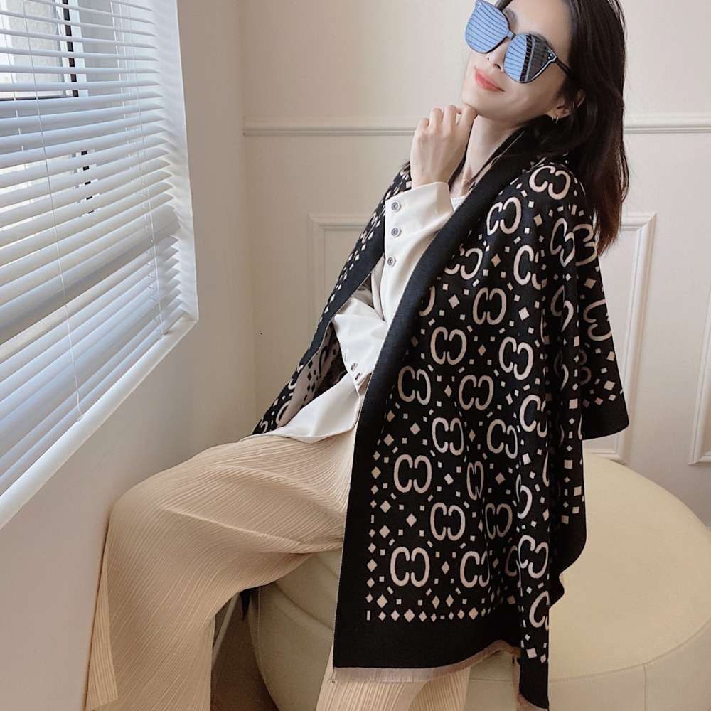

scarf popular British style thickened long blanket Wool Shawl imitation cashmere luxury design inspired Winter