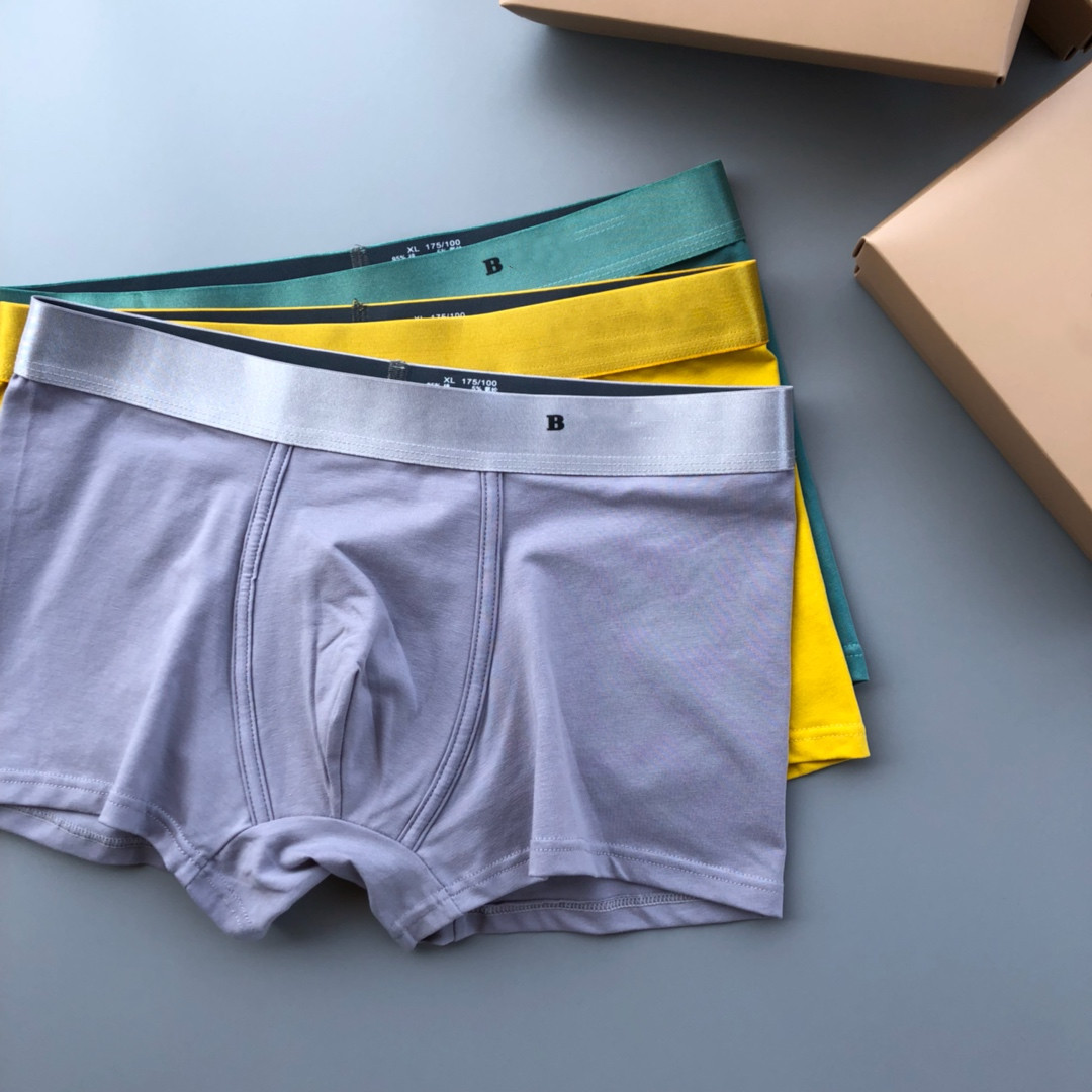 

2021 Men Designers Boxers Underpants Classic Mens Boxer Casual Shorts Underwear Breathable Cotton Sexy Underwears 3pcs/Box big size L-3XL, Style 01 3pcs/lot with box