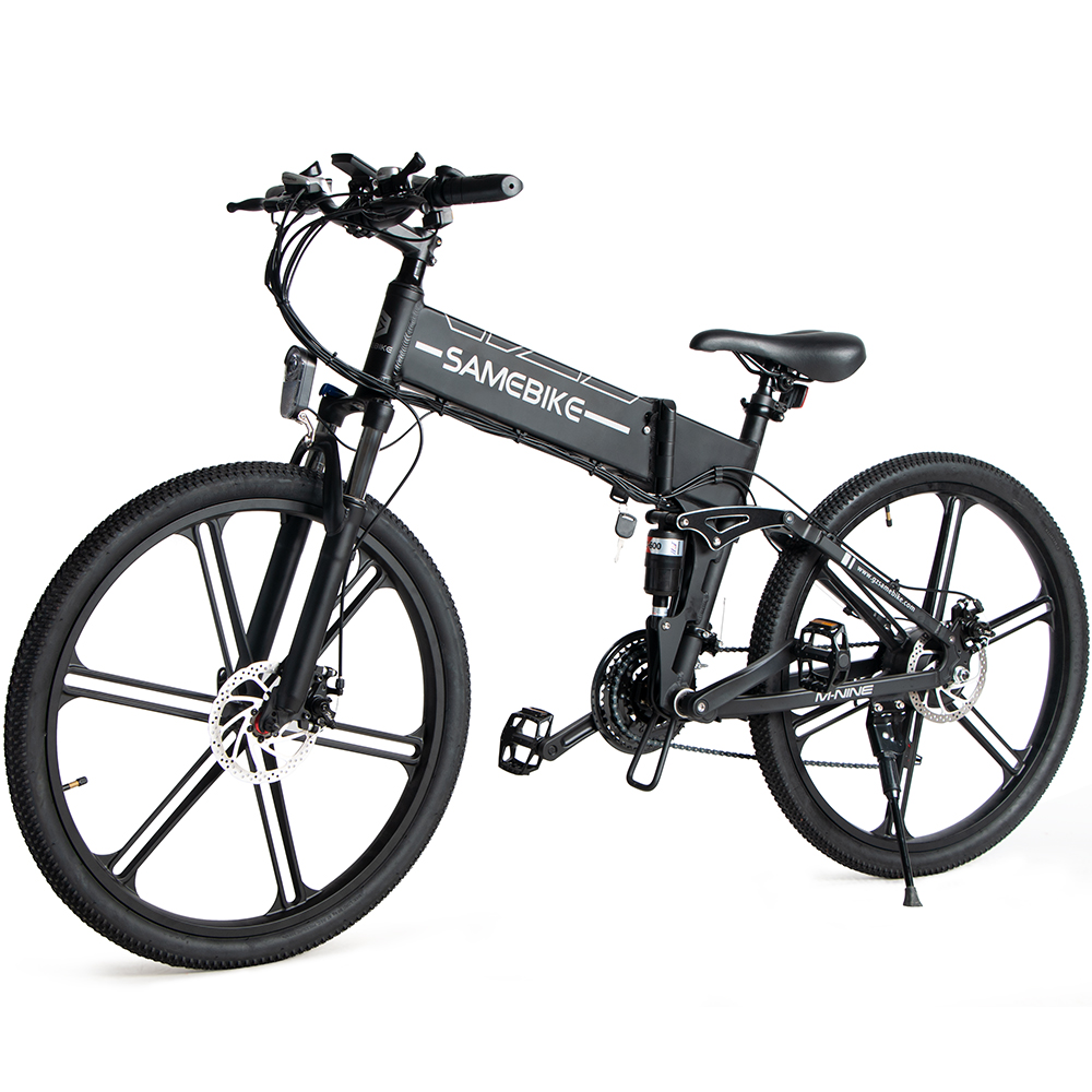 

EU Stock Samebike MY-SM26 Electric Bike 350W 48V Moped Bikes Max Speed 30km Power Assist Range 26 Inch E-Bike for Outdoor Travel, White