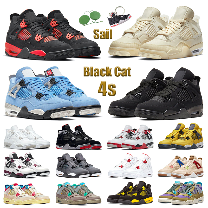 

Basketball Shoes men women jumpman 4 Wild Things Shimmer fire red 4s Black Cat Blue Bred Oreo Cactus Jack Thunder mens trainers sports sneakers, 32