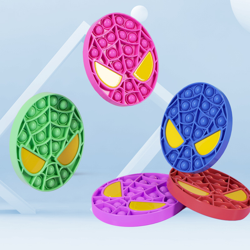 

Pop It Fidget Toy among us Push Bubble Board Game Sensory Anxiety Stress Reliever Autism Special Needs