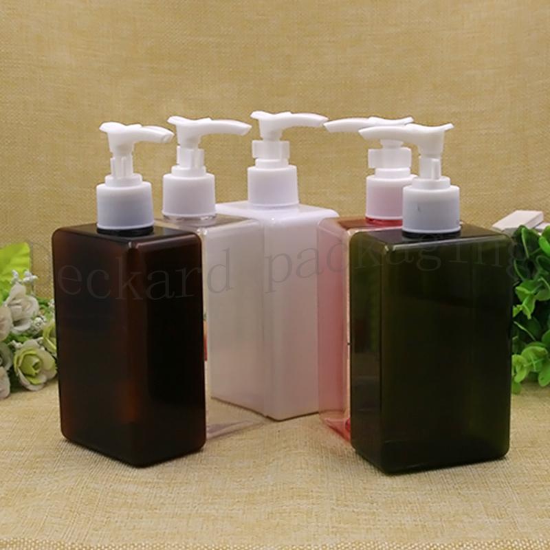 

Storage Bottles & Jars Press Screw Cap Bottle,12pcs 300ml Plastic Cosmetic Container,Empty Serum Sub-bottling,Sample Shampoo Bottle,Flat Sho