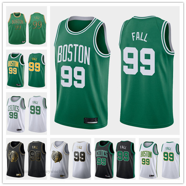 

Custom Mens women youth BostonCeltics99 TackoFall Green white black Throwback City Basketball jersey