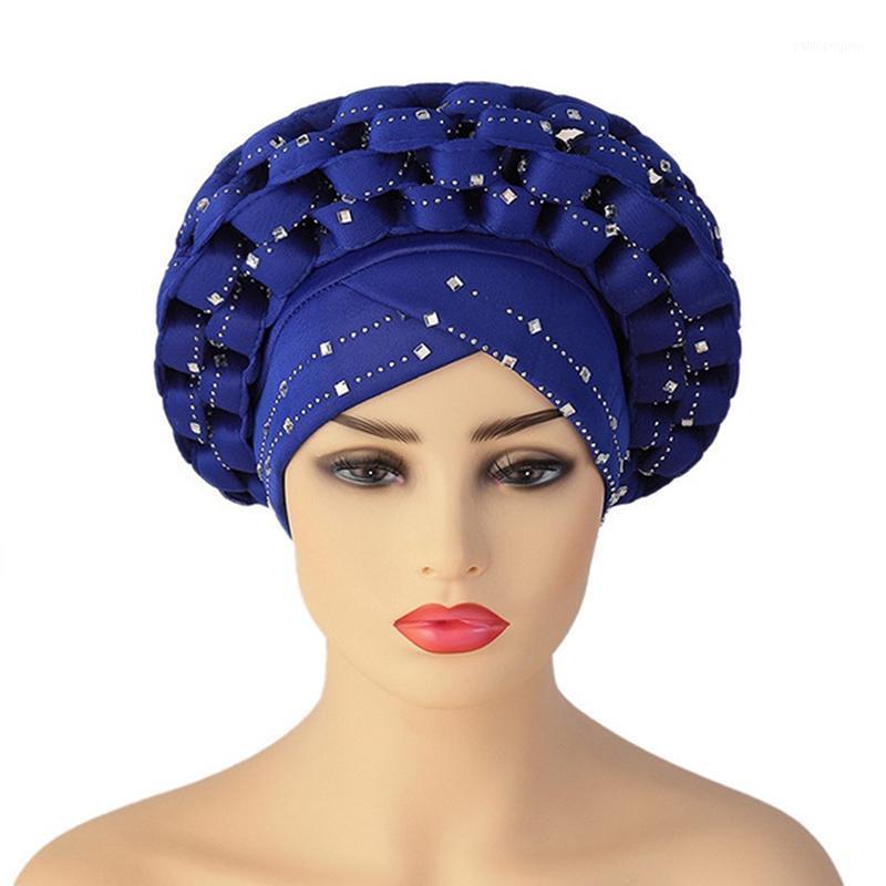 

Berets Trendy African Muslim Turban Hat Adjustable Space Layer Hijab Scarf India Head Wraps 2022, Red wine