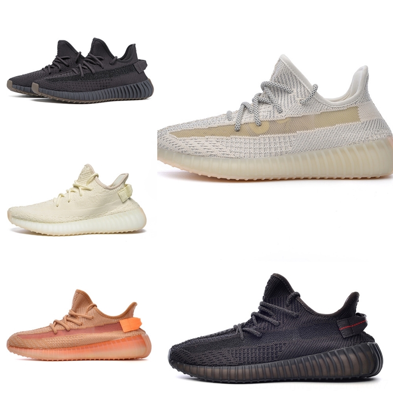 f7aRl [Shipped ASAP High quality KanyeWest vclay Earth bred 350 antlia woman zebra shoe ad Desertwomens mens Running Shoes 350-image-699365758