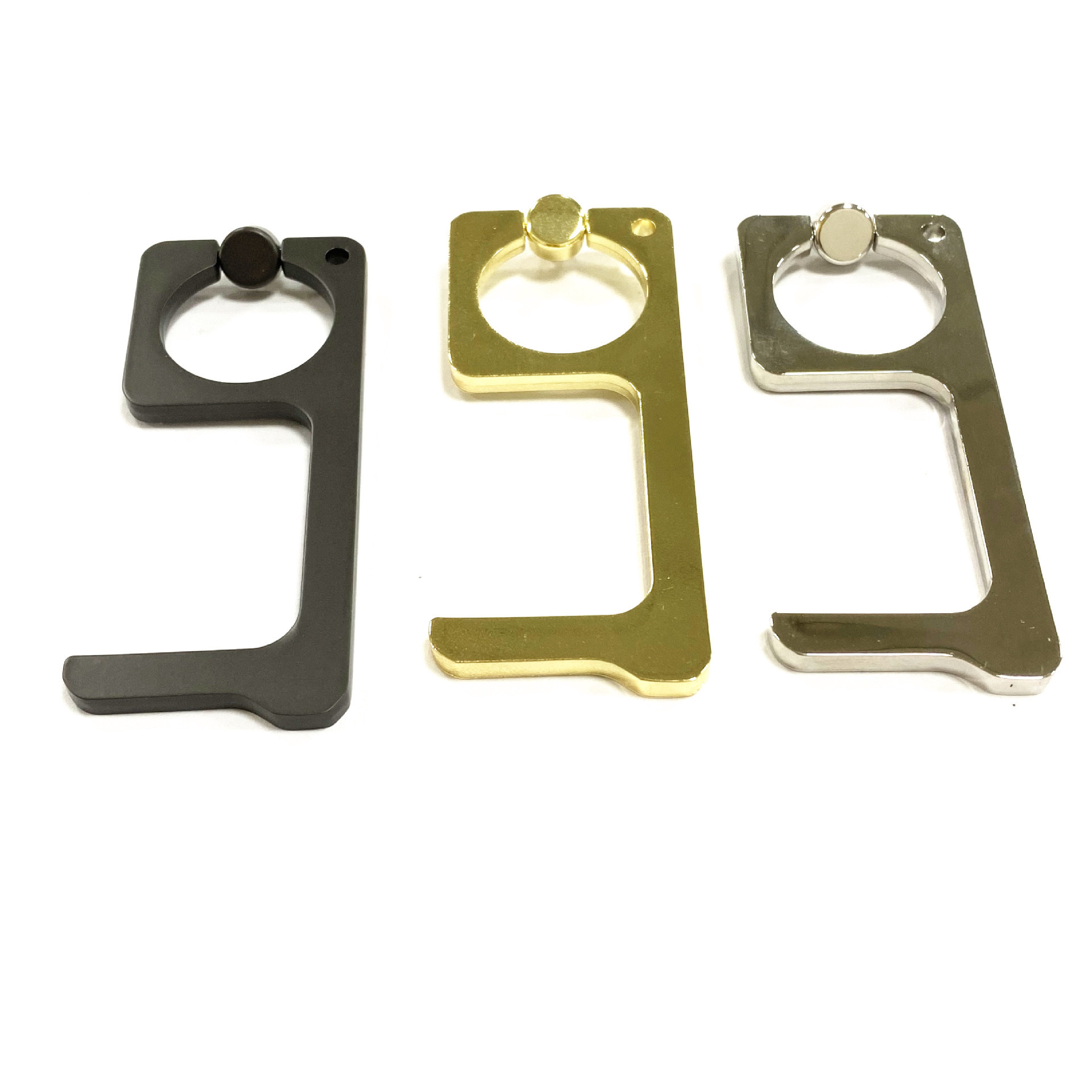 

Press Elevator Tools Button Contactless EDC Door Opener Key Touchscreen Buttons Closer Tool Opening Loop Hook