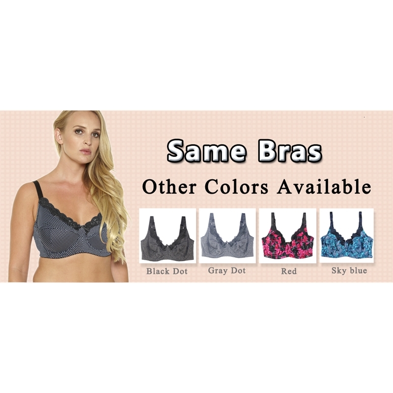 Compra BRAS MIERSIDE 953 TAMAÑO PLUS TAMAÑO CON BORRECIDO SÓLIDO MUJERES DE  MUJERES Ropa Interior Lencería Big Bralette Todos Los Días Íntimo 36 46C /  D / DD / DDD / E /