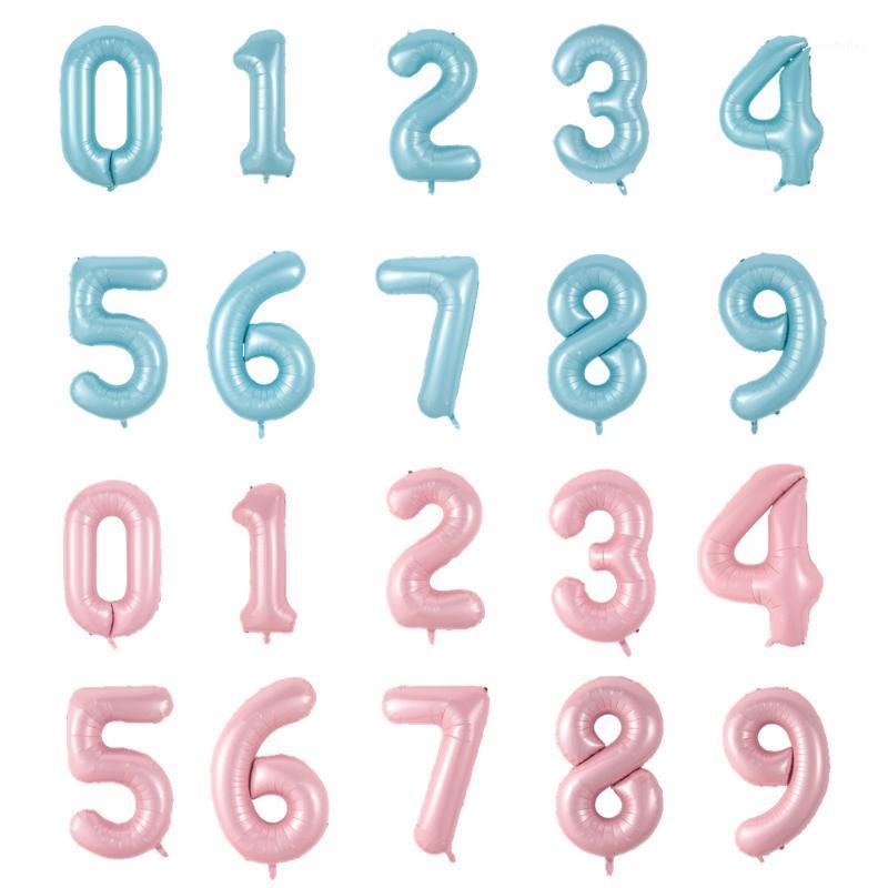 

Party Decoration 40 Inch Macaron Blue Pink Foil Number Balloons 0 1 2 3 4 5 6 7 8 9 Birthday Baby Shower Wedding Festival Ballon