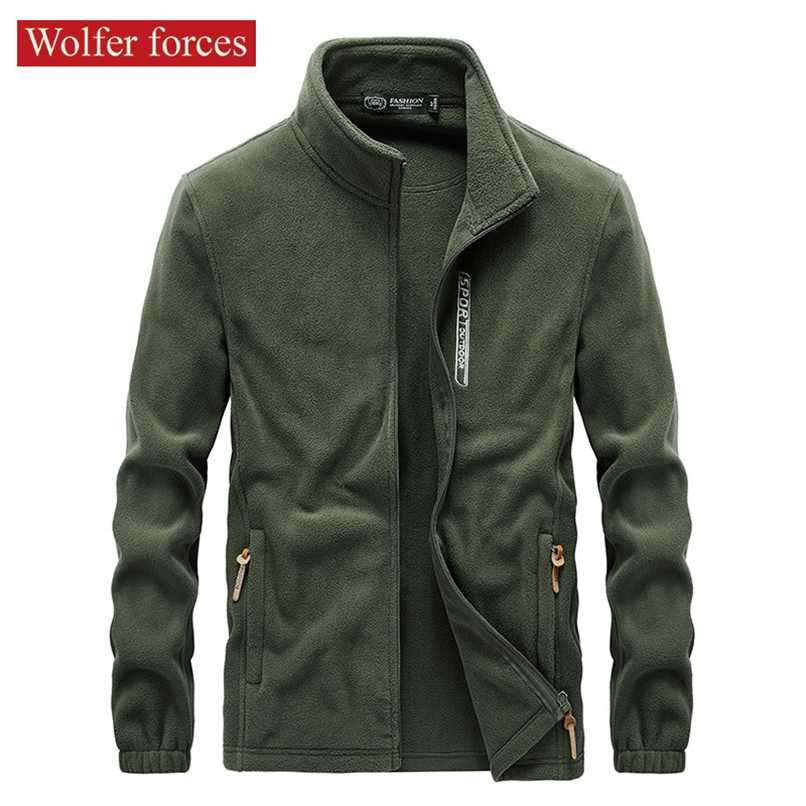 

Sweater Jackets Man Large Size Clothing MEN FASHION Menswear Hoodless Men's Jackets Spring Jaket Clothes Military Uniform 211029, 9819green