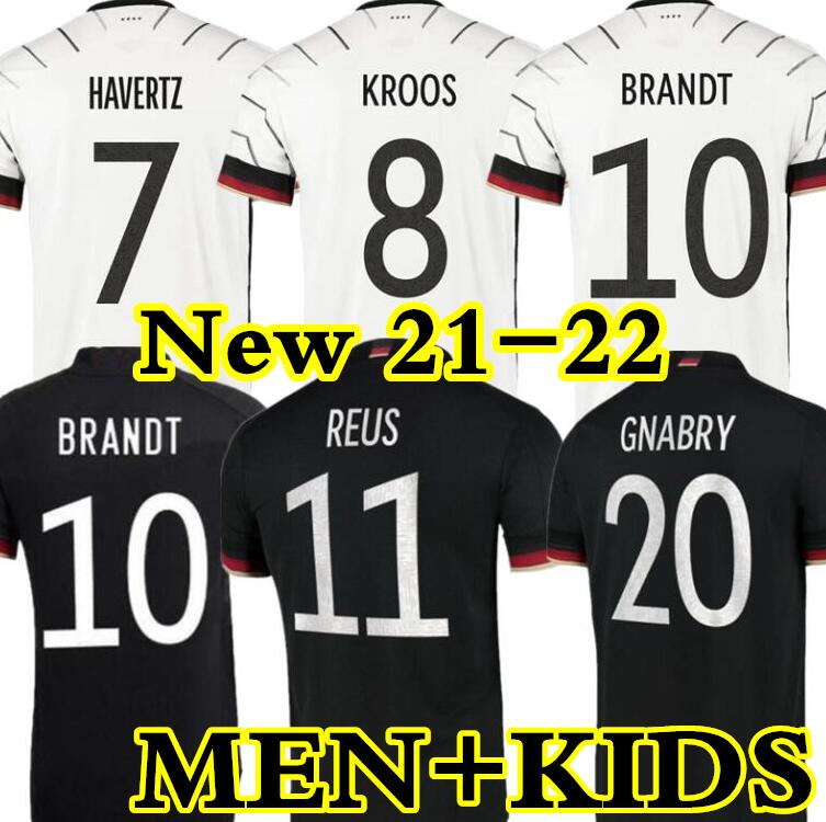 

2021 Germany Soccer Jerseys TAH Gundogan REUS GNABRY WERNER KROOS 21 22 KIMMICH maillot de foot football Sane Goretzka CAN HAVERTZ MEN + KIDS, Kids size
