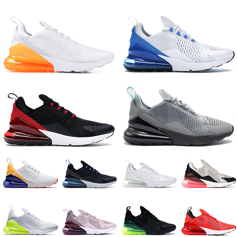 

2021 Top Quality 270s Mens Womens Running Shoes Triple Black White Rust Pink Dusty Cactus Cool Grey Off Air Max Airmax Men Women Spo