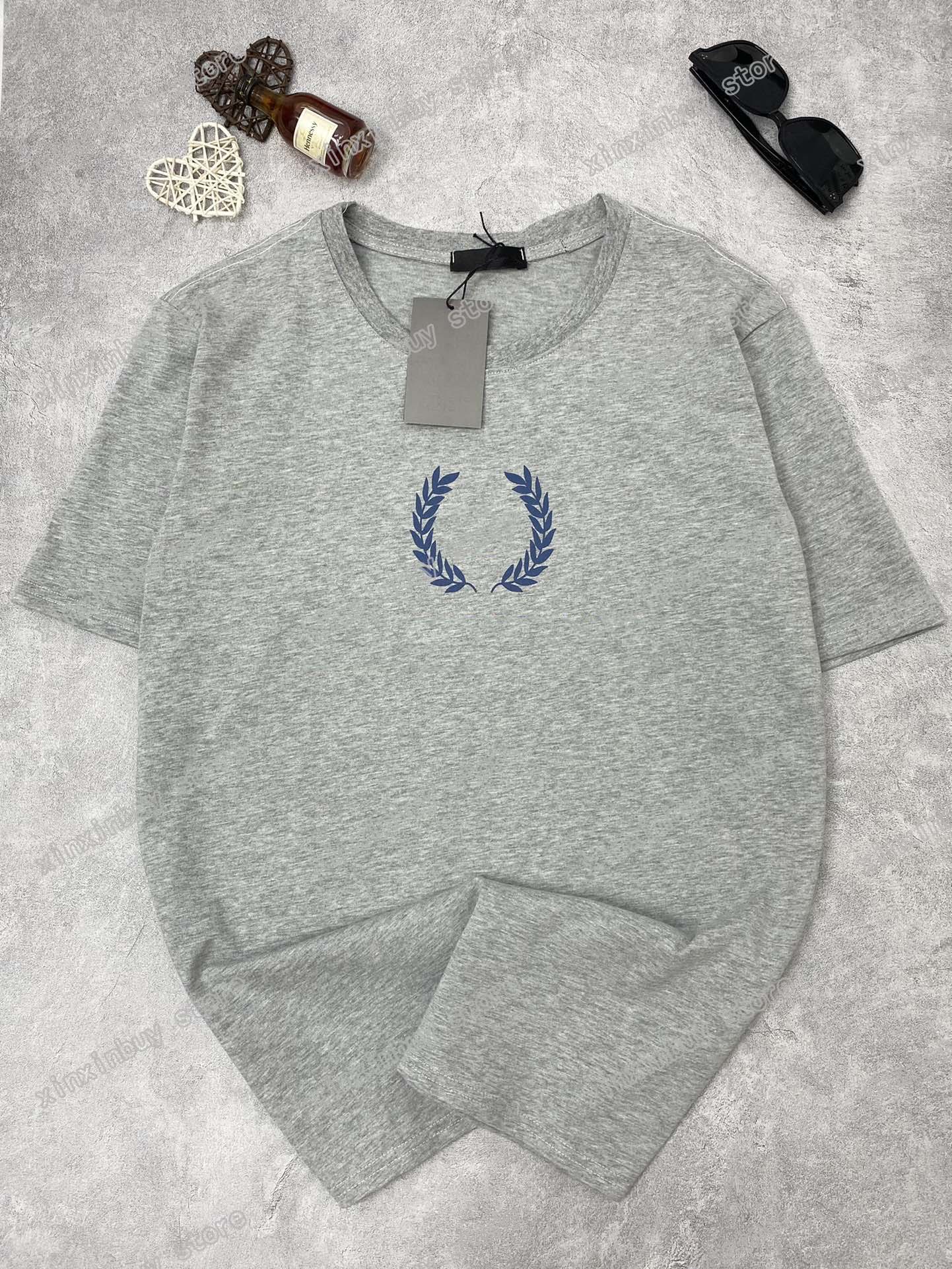 

21ss men printed t shirts polos designer paris letters print clothes short sleeve mens shirt tag white black red 06